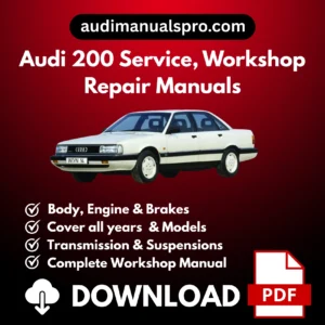 1980-1991 Audi 200 Service And Repair Manual