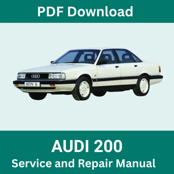 1980-1991 Audi 200 Service And Repair Manual PDF Download