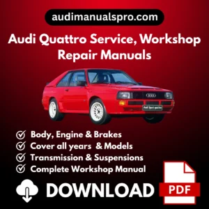 1980-1991 Audi Quattro Service and Repair Manual
