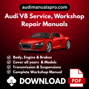 1989-1994 Audi V8 Service and Repair Manual