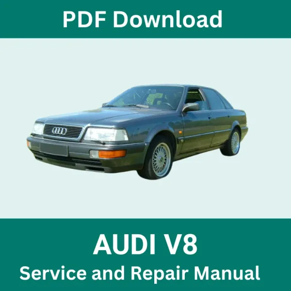 1989-1994 Audi V8 Service and Repair Manual