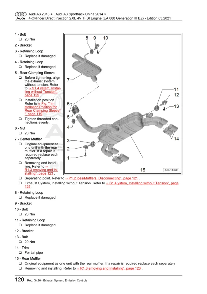 Audi Q3 Service and Repair Manual