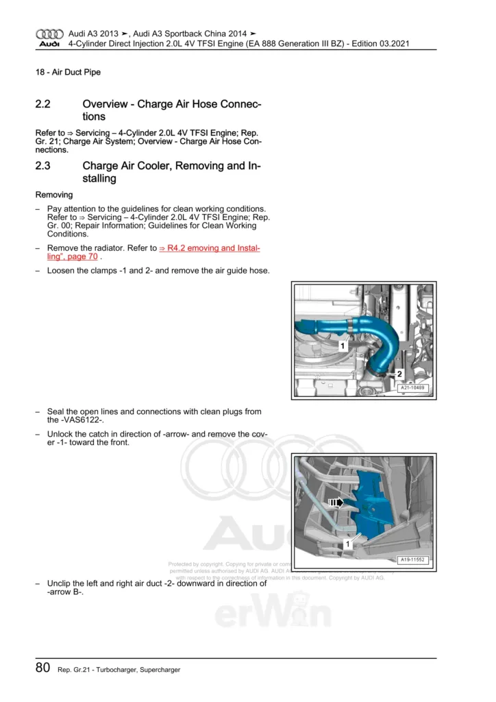 Audi RS3 Service and Repair Manual