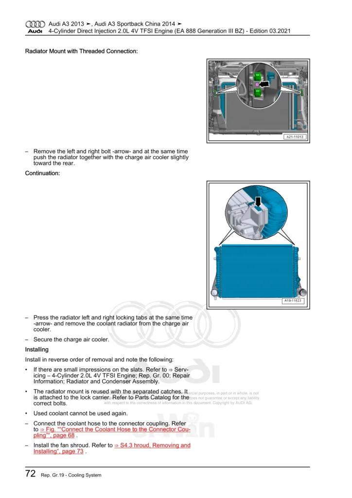 Audi RS5 Service and Repair Manual
