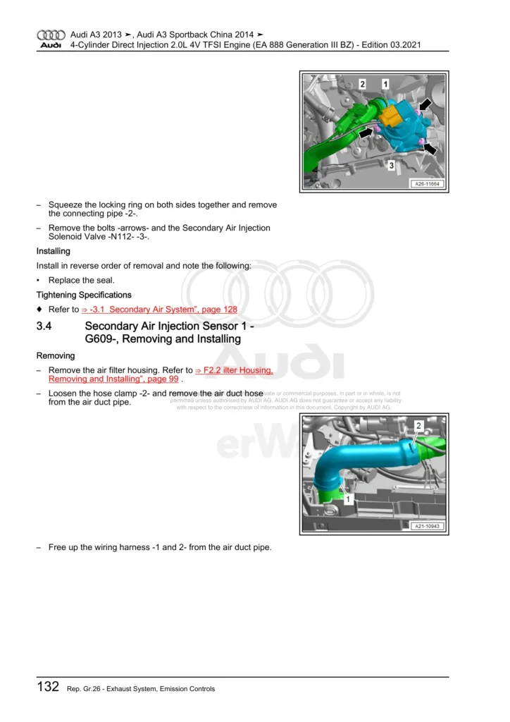 Audi RS7 Service and Repair Manual