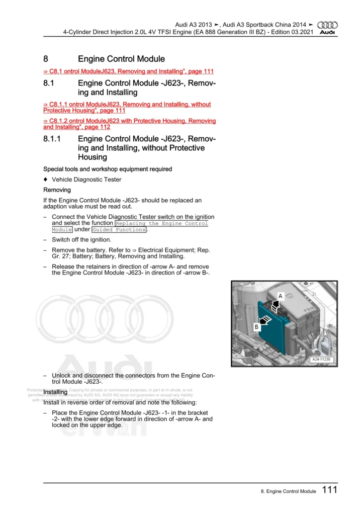 Audi S6 Service and Repair Manual
